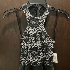 Black & White Skater Dress